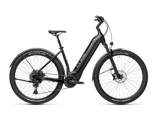 Cube Nuride Hybrid EXC 625 Entrée Facile Allroad noir et gris - Vélo électrique rigide