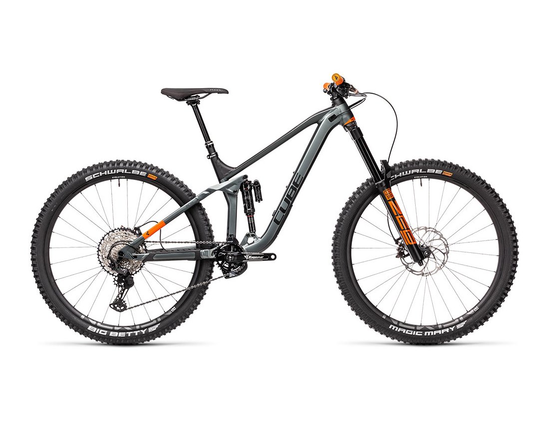 Cube Stereo 170 TM 29 gris clair et orange