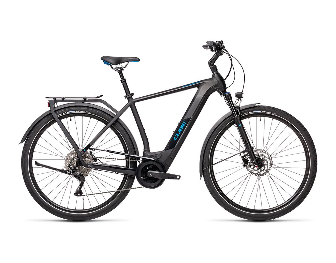 Cube Kathmandu Hybride Pro 625 noir et bleu