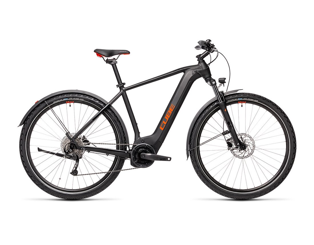 Cube Nature Hybrid ONE 625 Allroad noir et rouge