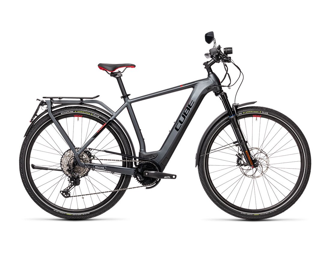 Cube Kathmandu Hybrid 45 625 iridium et rouge