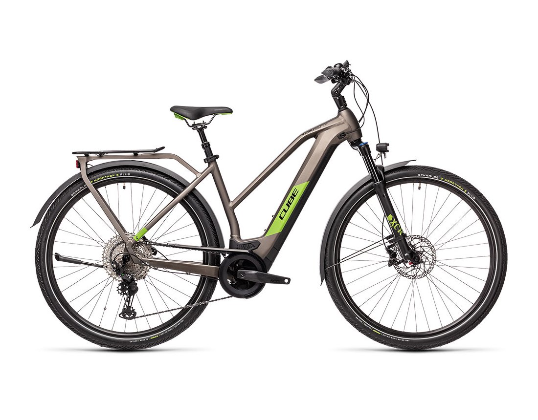 Cube Kathmandu Hybrid EXC 625 Lady teck et vert