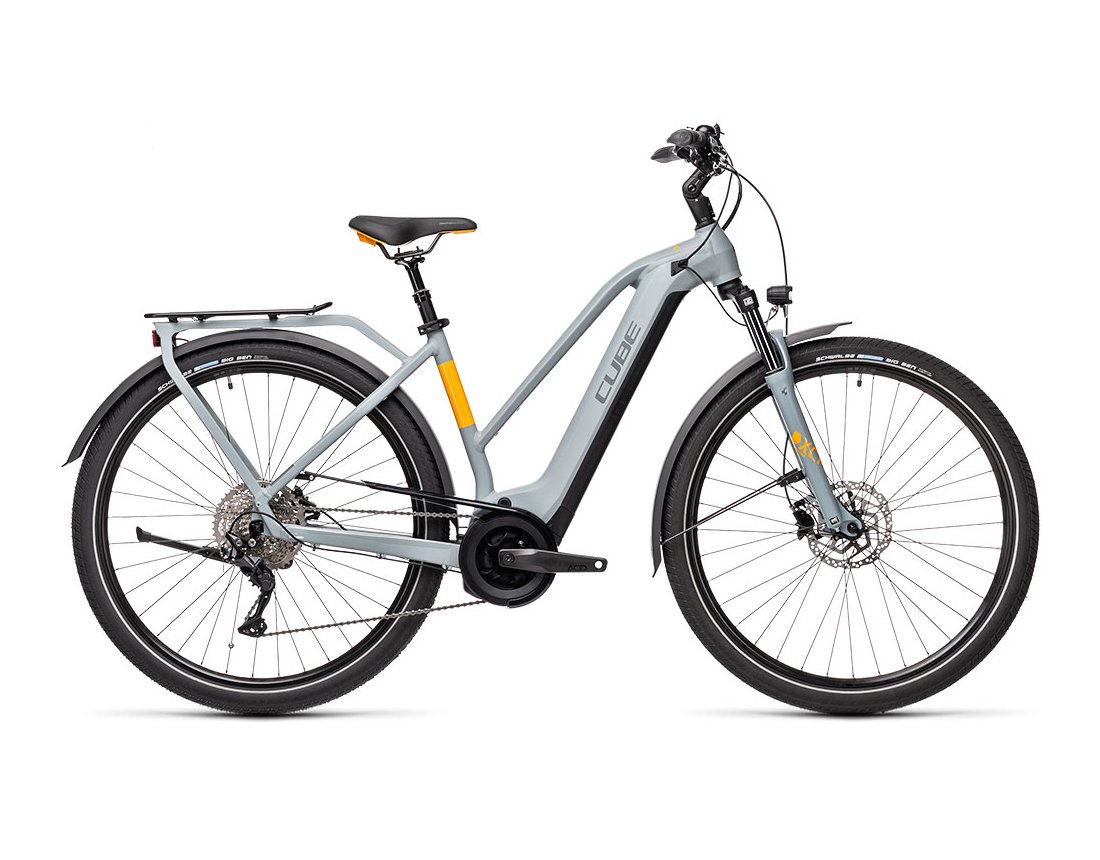 Cube Touring Hybrid Pro 625 Dame gris et orange