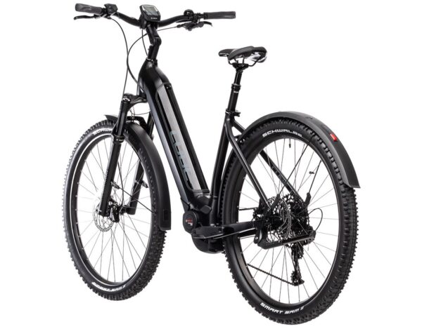 Cube Nuride Hybrid EXC 625 Entrée Facile Allroad noir et gris - Vélo électrique rigide – Image 11