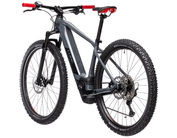 Cube Reaction Hybrid Race 625 29 gris et rouge - Vélo électrique rigide – Image 11