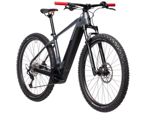 Cube Reaction Hybrid Race 625 29 gris et rouge - Vélo électrique rigide – Image 7