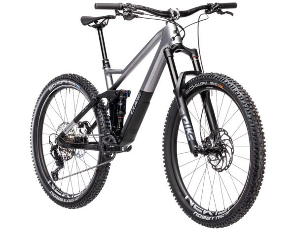Cube Stereo 140 HPC SL 27.5 argent polaire et noir – Image 7