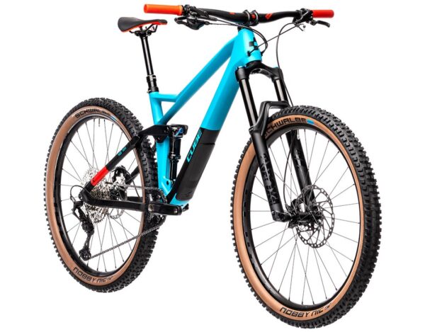 Cube Stereo 140 HPC Race 27.5 pétrole et rouge – Image 8