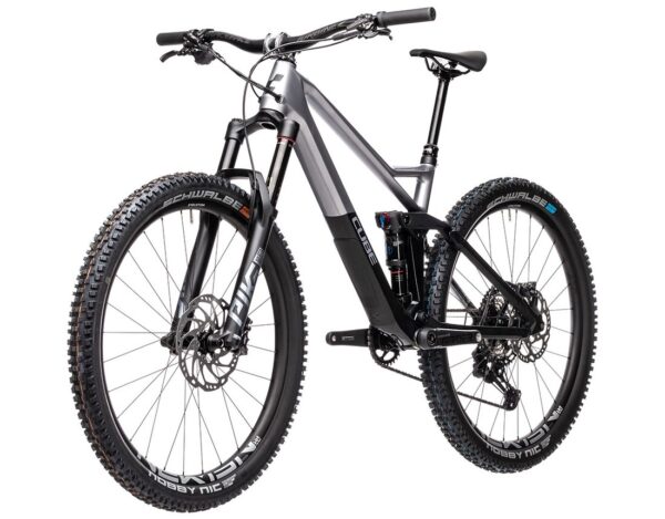 Cube Stereo 140 HPC SL 27.5 argent polaire et noir – Image 9