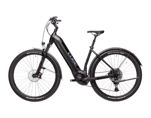Cube Nuride Hybrid EXC 625 Entrée Facile Allroad noir et gris - Vélo électrique rigide – Image 10